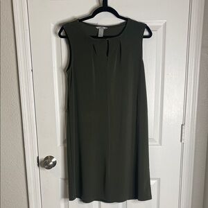 H&M Olive Green Midi Dress